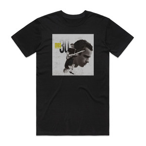 Eros Ramazzotti 30 Album Cover T-Shirt Black Eros Ramazzotti 30 Album Cover T-Shirt Black
