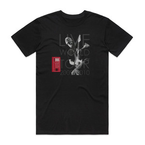 Eros Ramazzotti 2100 Eros Live World Tour 20092010 Album Cover T-Shirt Black Eros Ramazzotti 2100 Eros Live World Tour 20092010 Album Cover T-Shirt Black