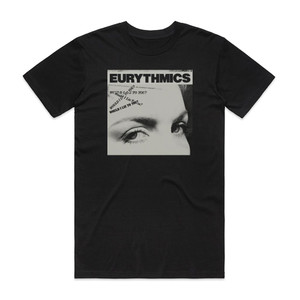 Eurythmics Would I Lie To You Album Cover T-Shirt Black Eurythmics Would I Lie To You Album Cover T-Shirt Black