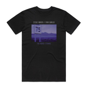 Erik Wollo The Road Eternal Album Cover T-Shirt Black Erik Wollo The Road Eternal Album Cover T-Shirt Black