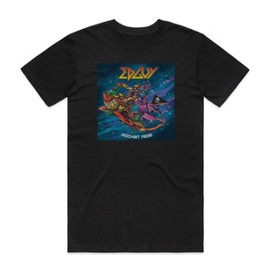 Edguy Rocket Ride Album Cover T-Shirt Black Edguy Rocket Ride Album Cover T-Shirt Black