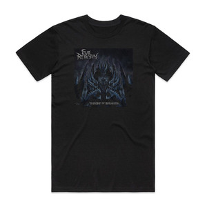 Evil Reborn Throne Of Insanity Album Cover T-Shirt Black