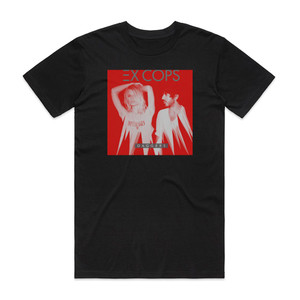 Ex Cops Daggers Album Cover T-Shirt Black Ex Cops Daggers Album Cover T-Shirt Black