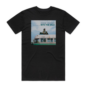 Eddie Vedder Into The Wild 1 Album Cover T-Shirt Black