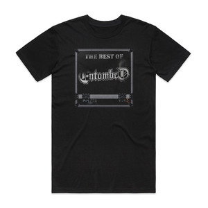 Entombed The Best Of Entombed Album Cover T-Shirt Black Entombed The Best Of Entombed Album Cover T-Shirt Black