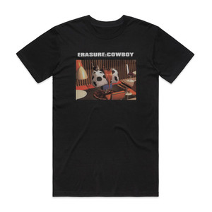Erasure Cowboy Album Cover T-Shirt Black Erasure Cowboy Album Cover T-Shirt Black