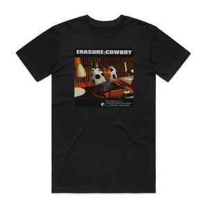 Erasure Cowboy 1 Album Cover T-Shirt Black