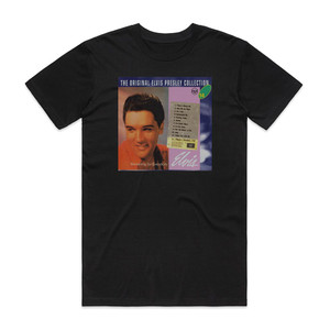 Elvis Presley The Original Elvis Presley Collection 3 Album Cover T-Shirt Black