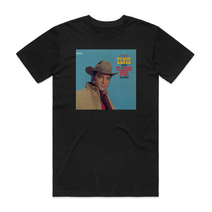 Elvis Presley Elvis By Request Flaming Star Album Cover T-Shirt Black Elvis Presley Elvis By Request Flaming Star Album Cover T-Shirt Black