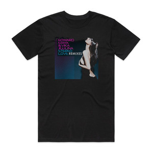 Edward Maya Stereo Love Album Cover T-Shirt Black Edward Maya Stereo Love Album Cover T-Shirt Black
