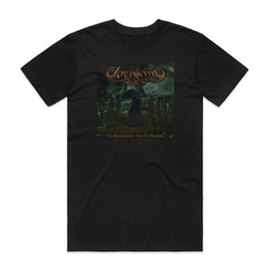 Elvenking The Horned Ghost And The Sorcerer Album Cover T-Shirt Black Elvenking The Horned Ghost And The Sorcerer Album Cover T-Shirt Black