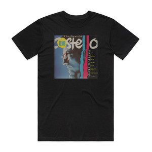 Elvis Costello The Man The Best Of Elvis Costello Album Cover T-Shirt Black