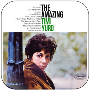 Timi Yuro The Amazing Timi Yuro Album Cover Sticker Timi Yuro The Amazing Timi Yuro Album Cover Sticker