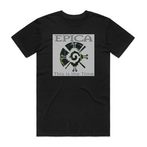 Epica This Is The Time 1 Album Cover T-Shirt Black Epica This Is The Time 1 Album Cover T-Shirt Black