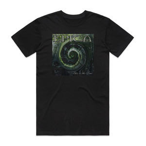 Epica This Is The Time Album Cover T-Shirt Black Epica This Is The Time Album Cover T-Shirt Black