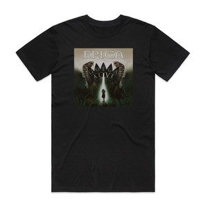 Epica Mega Alive Album Cover T-Shirt Black Epica Mega Alive Album Cover T-Shirt Black