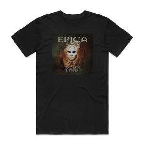 Epica Unchain Utopia Album Cover T-Shirt Black Epica Unchain Utopia Album Cover T-Shirt Black