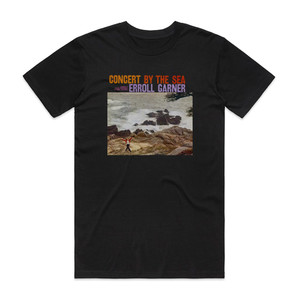 Erroll Garner Concert By The Sea Album Cover T-Shirt Black Erroll Garner Concert By The Sea Album Cover T-Shirt Black
