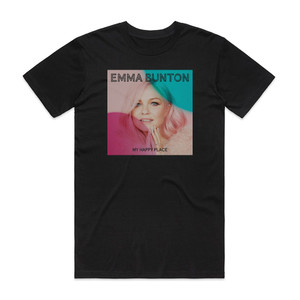 Emma Bunton My Happy Place Album Cover T-Shirt Black Emma Bunton My Happy Place Album Cover T-Shirt Black