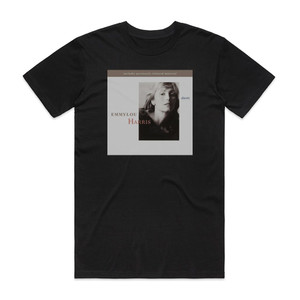 Emmylou Harris Duets Album Cover T-Shirt Black Emmylou Harris Duets Album Cover T-Shirt Black