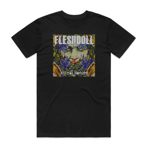 Fleshdoll Animal Factory Album Cover T-Shirt Black