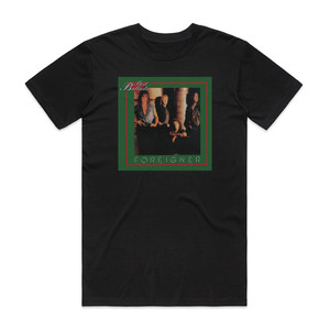 Foreigner Foreigner The Best Ballads Album Cover T-Shirt Black Foreigner Foreigner The Best Ballads Album Cover T-Shirt Black