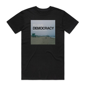 Flunk Democracy Personal Stereo Versions Album Cover T-Shirt Black
