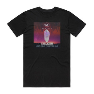 FreqGen Meet Me At The Space Bar Album Cover T-Shirt Black