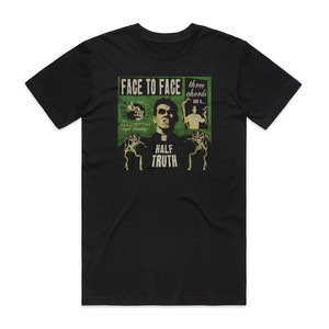 face to face Three Chords And A Half Truth Album Cover T-Shirt Black