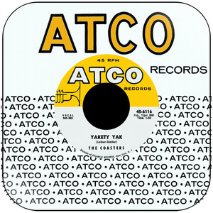 The Coasters Yakety Yak Album Cover Sticker Album Cover Sticker