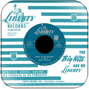 Eddie Cochran Sittin In The Balcony Dark Lonely Street Album Cover Sticker Album Cover Sticker