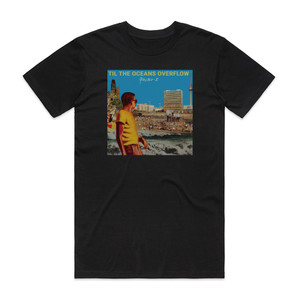 Fischer-Z Til The Oceans Overflow Album Cover T-Shirt Black