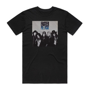 Faster Pussycat Faster Pussycat Album Cover T-Shirt Black Faster Pussycat Faster Pussycat Album Cover T-Shirt Black