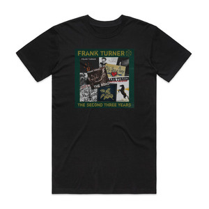 Frank Turner The Second Three Years Album Cover T-Shirt Black