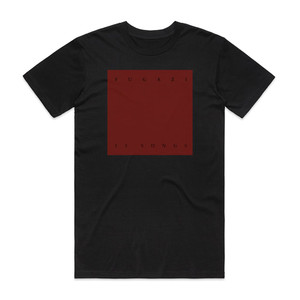 Fugazi 13 Songs 1 Album Cover T-Shirt Black Fugazi 13 Songs 1 Album Cover T-Shirt Black