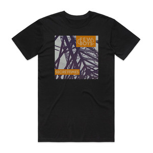 Few Boys Secret Times Album Cover T-Shirt Black Few Boys Secret Times Album Cover T-Shirt Black