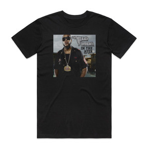 Flo Rida In The Ayer Album Cover T-Shirt Black Flo Rida In The Ayer Album Cover T-Shirt Black