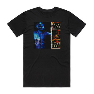 Front Line Assembly Live Wired Album Cover T-Shirt Black Front Line Assembly Live Wired Album Cover T-Shirt Black