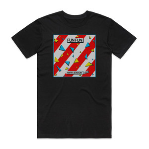 Fun Fun Happy Station Scratch Version Album Cover T-Shirt Black Fun Fun Happy Station Scratch Version Album Cover T-Shirt Black
