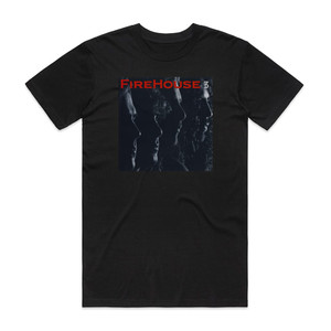 Firehouse Firehouse 3 Album Cover T-Shirt Black Firehouse Firehouse 3 Album Cover T-Shirt Black