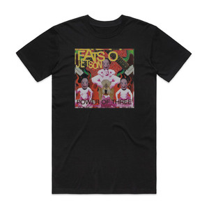 Fatso Jetson Power Of Three Album Cover T-Shirt Black Fatso Jetson Power Of Three Album Cover T-Shirt Black