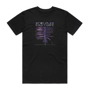 Fear Factory Demanufacture Album Cover T-Shirt Black Fear Factory Demanufacture Album Cover T-Shirt Black