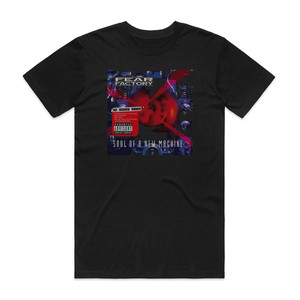 Fear Factory Soul Of A New Machine Album Cover T-Shirt Black Fear Factory Soul Of A New Machine Album Cover T-Shirt Black