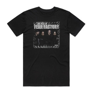 Fear Factory The Best Of Fear Factory Album Cover T-Shirt Black Fear Factory The Best Of Fear Factory Album Cover T-Shirt Black