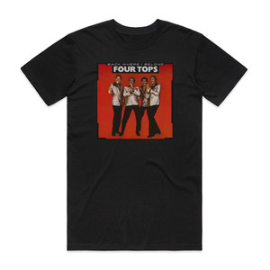 Four Tops Back Where I Belong Album Cover T-Shirt Black Four Tops Back Where I Belong Album Cover T-Shirt Black