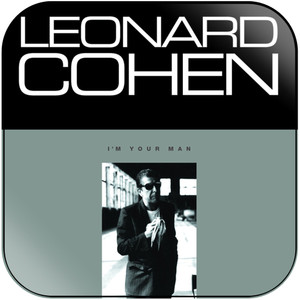 Leonard Cohen Im Your Man Album Cover Sticker Album Cover Sticker