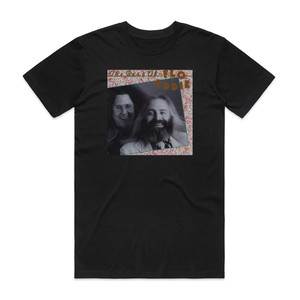 Flo and Eddie The Best Of Flo Eddie Album Cover T-Shirt Black Flo and Eddie The Best Of Flo Eddie Album Cover T-Shirt Black