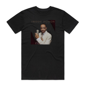 Freddie Jackson For You Album Cover T-Shirt Black Freddie Jackson For You Album Cover T-Shirt Black
