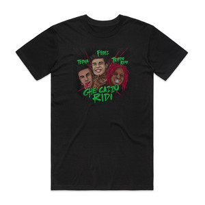 Fedez Che Cazzo Ridi Album Cover T-Shirt Black