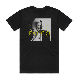 Falco Falco 60 Album Cover T-Shirt Black Falco Falco 60 Album Cover T-Shirt Black